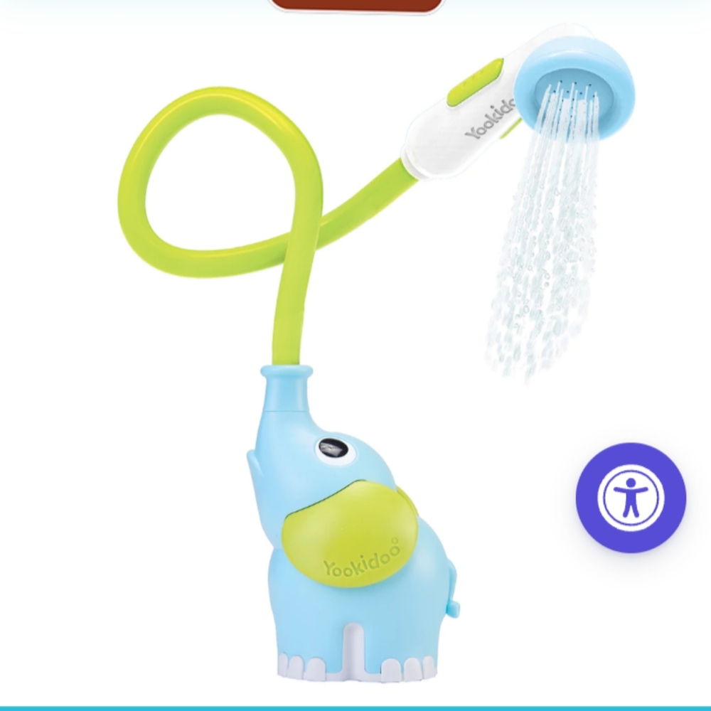 New in box Yookidoo elephant baby shower. New in box. Very cute